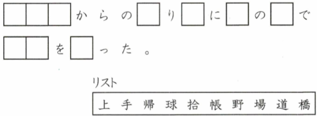 文章づくりパズル